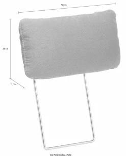 OTTO home Sofa-Kopfstütze »Husum« mit Kontrastnaht