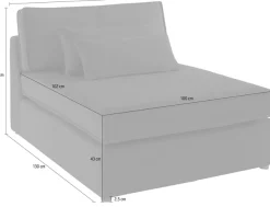 OTTO home Sofa-Mittelelement »Enid« Teil eines Modulsofas, fester Sitzkomfort, auch in Breitcord