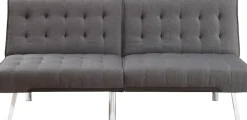 OTTO home Sofa »Pierre« mit verstellbarer Rückenlehne, mit Wellenunterfederung