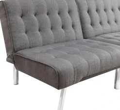OTTO home Sofa »Pierre« mit verstellbarer Rückenlehne, mit Wellenunterfederung