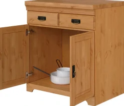 OTTO home Spülenschrank »Rügen« Breite 80 cm, Kiefer massiv, mit 2 Türen