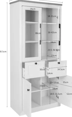 OTTO home Standvitrine »Rigny«