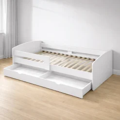 OTTO home Stauraumbett »Cocolino, Daybett, Stauraumbett, Kinderbett, Einzelbett, Funktionsbett« mit Lattenrost, ausziehbarer Schublade, Liegefläche 90 x 200 cm