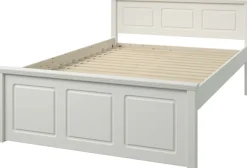 OTTO home Stauraumbett »SVEA – Landhausstil, Massivholz-Kiefer & Lattenrost inklusive« Liegefläche 140x200cm,2 Schubladen + offene Fächer, FSC® zertifiziert, Made in Europe
