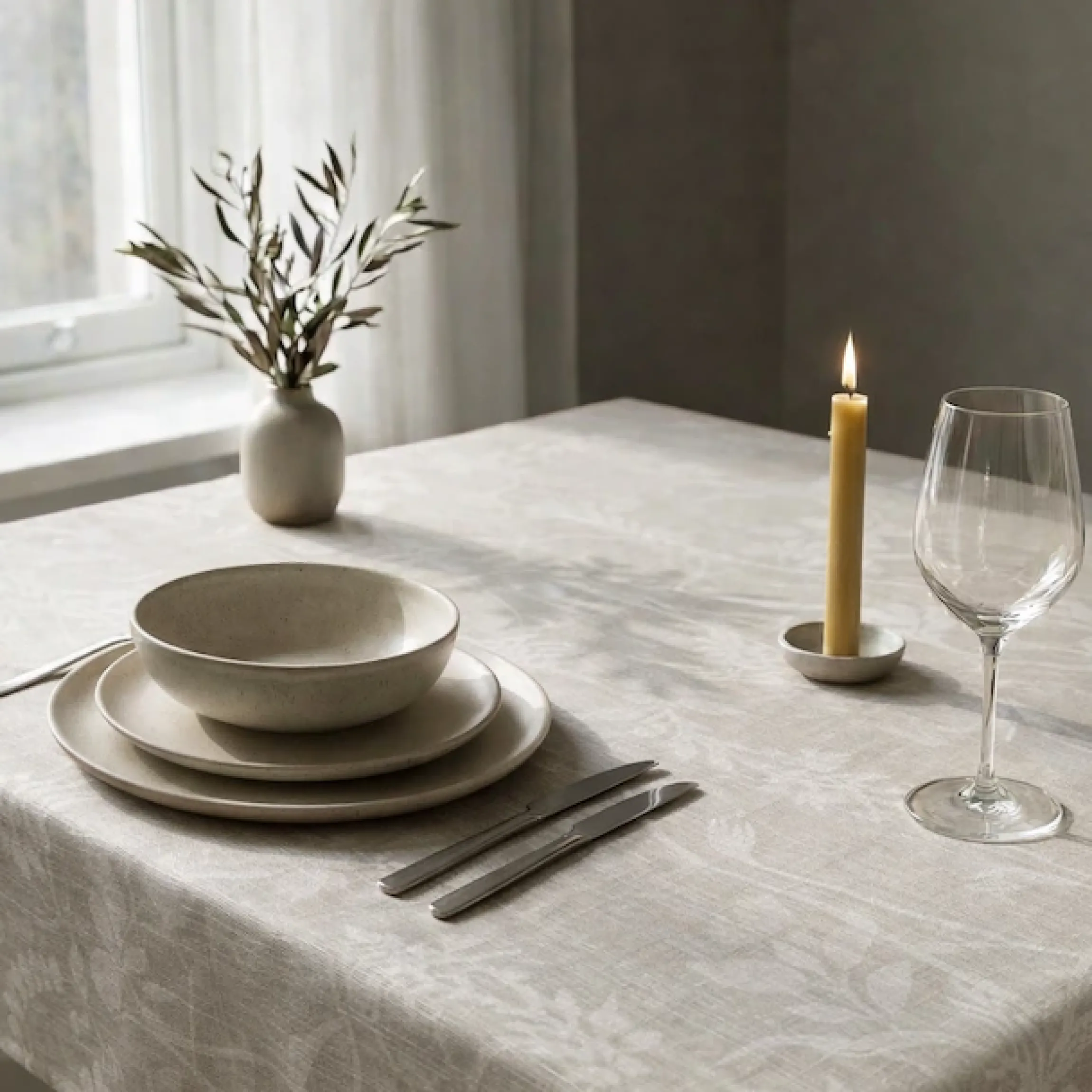 OTTO home Tischdecke »Linnah« pflegeleicht, Esszimmer, Dekoration, uni