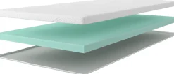 OTTO home Topper »Belize, Topper 90x200, 140x200, 180x200 cm, in 2 Härtegraden« Matratze, langlebige Qualität (RG 39), Hausstauballergiker geeignet