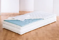 OTTO home Topper »Sandy, Topper 90x200 cm,180x200 cm, über 900 4,5 Sterne Bewertungen« Matratze, Boxspringbett, Allergiker geeignet (Hausstauballergiker)