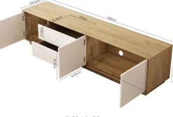OTTO home TV-Board »Blaire« kratzfeste Melaminoberfläche, ABS-Kanten und FSC-zertifiziertem Holz