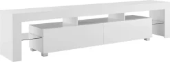 OTTO home TV-Board »Cassy« Hochglanz-Fronten, viel Stauraum und Metallschienen, Breite 200 cm