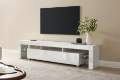 OTTO home TV-Board »Cassy« Hochglanz-Fronten, viel Stauraum und Metallschienen, Breite 200 cm