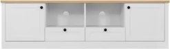 OTTO home TV-Board »Ismund« aus MDF, mit Holz-Zierleiste, schwarzem Metallgriff, Breite 180 cm