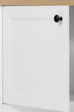 OTTO home TV-Board »Ismund« aus MDF, mit Holz-Zierleiste, schwarzem Metallgriff, Breite 180 cm