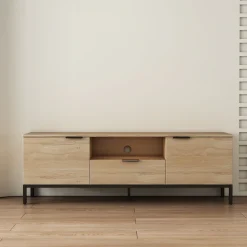 OTTO home TV-Board »Jorinde« Melaminoberfläche, flexibler Stauraum und robustes Metallgestell