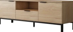 OTTO home TV-Board »Jorinde« Melaminoberfläche, flexibler Stauraum und robustes Metallgestell