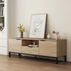 OTTO home TV-Board »Jorinde« Melaminoberfläche, flexibler Stauraum und robustes Metallgestell