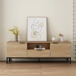 OTTO home TV-Board »Jorinde« Melaminoberfläche, flexibler Stauraum und robustes Metallgestell