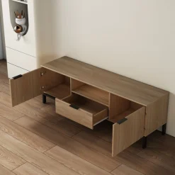 OTTO home TV-Board »Jorinde« Melaminoberfläche, flexibler Stauraum und robustes Metallgestell