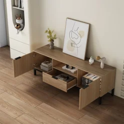 OTTO home TV-Board »Jorinde« Melaminoberfläche, flexibler Stauraum und robustes Metallgestell