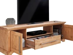 OTTO home TV-Board »Melissa« Lowboard, 2-türig, Breite 171 cm, Kiefer massiv, FSC®