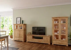 OTTO home TV-Board »Melissa« Lowboard, 2-türig, Breite 171 cm, Kiefer massiv, FSC®