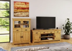 OTTO home TV-Board »Rügen« zertifiziertes Massivholz, Breite 180 cm, im Landhausstil