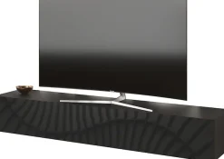 OTTO home TV-Board »Snake, Schwebe-Lowboard, TV-Schrank, Media-Board, Breite 180 cm« mit Siebdruck-Front, 1 Klappe, wandhängend, stilvoll & funktional