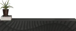 OTTO home TV-Board »Snake, Schwebe-Lowboard, TV-Schrank, Media-Board, Breite 210 cm« mit Siebdruck-Front, 1 Klappe, wandhängend, stilvoll & funktional