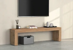 OTTO home TV-Brücke »CHRONOS Breite 180 cm, mit eine 10 cm dicken stabilen folding Platte« 1 Stk. tlg. TV-Board, Medienbrücke, TV-Aufsatz 'Made in Italy'