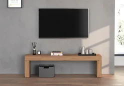 OTTO home TV-Brücke »CHRONOS Breite 180 cm, mit eine 10 cm dicken stabilen folding Platte« 1 Stk. tlg. TV-Board, Medienbrücke, TV-Aufsatz 'Made in Italy'