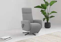 OTTO home TV-Sessel »Rochelle, inkl. Kopfteilverstellung & 360° Drehfunktion« 1 Stk. tlg. wahlweise mit 2 Motoren, Akku & Aufstehhilfe