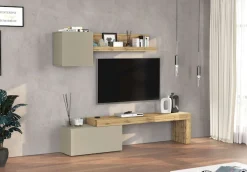 OTTO home TV-Wand »Chronos TV-Set, Wohnwand – Elemente frei platzierbar, Made in Italy« Set, 3-er set, 3 Stk. tlg.