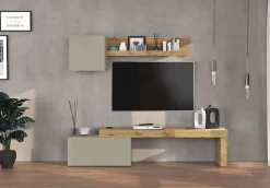 OTTO home TV-Wand »Chronos TV-Set, Wohnwand – Elemente frei platzierbar, Made in Italy« Set, 3-er set, 3 Stk. tlg.