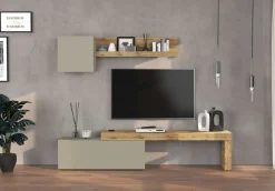OTTO home TV-Wand »Chronos TV-Set, Wohnwand – Elemente frei platzierbar, Made in Italy« Set, 3-er set, 3 Stk. tlg.