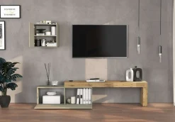 OTTO home TV-Wand »Chronos TV-Set, Wohnwand – Elemente frei platzierbar, Made in Italy« Set, 2-er set, 2 Stk. tlg.