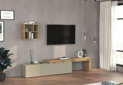 OTTO home TV-Wand »Chronos TV-Set, Wohnwand – Elemente frei platzierbar, Made in Italy« Set, 2-er set, 2 Stk. tlg.