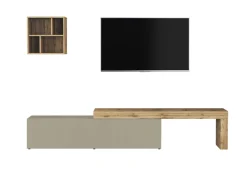 OTTO home TV-Wand »Chronos TV-Set, Wohnwand – Elemente frei platzierbar, Made in Italy« Set, 2-er set, 2 Stk. tlg.