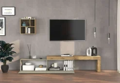 OTTO home TV-Wand »Chronos TV-Set, Wohnwand – Elemente frei platzierbar, Made in Italy« Set, 2-er set, 2 Stk. tlg.