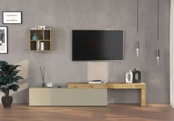 OTTO home TV-Wand »Chronos TV-Set, Wohnwand – Elemente frei platzierbar, Made in Italy« Set, 2-er set, 2 Stk. tlg.