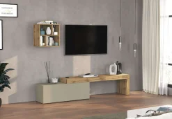 OTTO home TV-Wand »Chronos TV-Set, Wohnwand – Elemente frei platzierbar, Made in Italy« Set, 2-er set, 2 Stk. tlg.