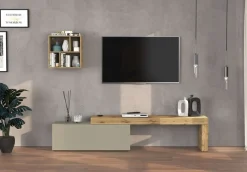 OTTO home TV-Wand »Chronos TV-Set, Wohnwand – Elemente frei platzierbar, Made in Italy« Set, 2-er set, 2 Stk. tlg.