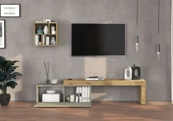 OTTO home TV-Wand »Chronos TV-Set, Wohnwand – Elemente frei platzierbar, Made in Italy« Set, 2-er set, 2 Stk. tlg.