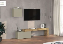 OTTO home TV-Wand »Chronos TV-Set, Wohnwand – Elemente frei platzierbar, Made in Italy« Set, 2-er set, 2 Stk. tlg.