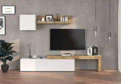 OTTO home TV-Wand »Chronos TV-Set, Wohnwand – Elemente frei platzierbar, Made in Italy« Set, 3-er set, 3 Stk. tlg.