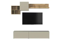 OTTO home TV-Wand »Chronos TV-Set, Wohnwand – Elemente frei platzierbar, Made in Italy« Set, 5-er set, 5 Stk. tlg.