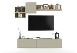 OTTO home TV-Wand »Chronos TV-Set, Wohnwand – Elemente frei platzierbar, Made in Italy« Set, 5-er set, 5 Stk. tlg.