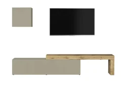 OTTO home TV-Wand »Chronos TV-Set, Wohnwand – Elemente frei platzierbar, Made in Italy« Set, 2-er set, 2 Stk. tlg.