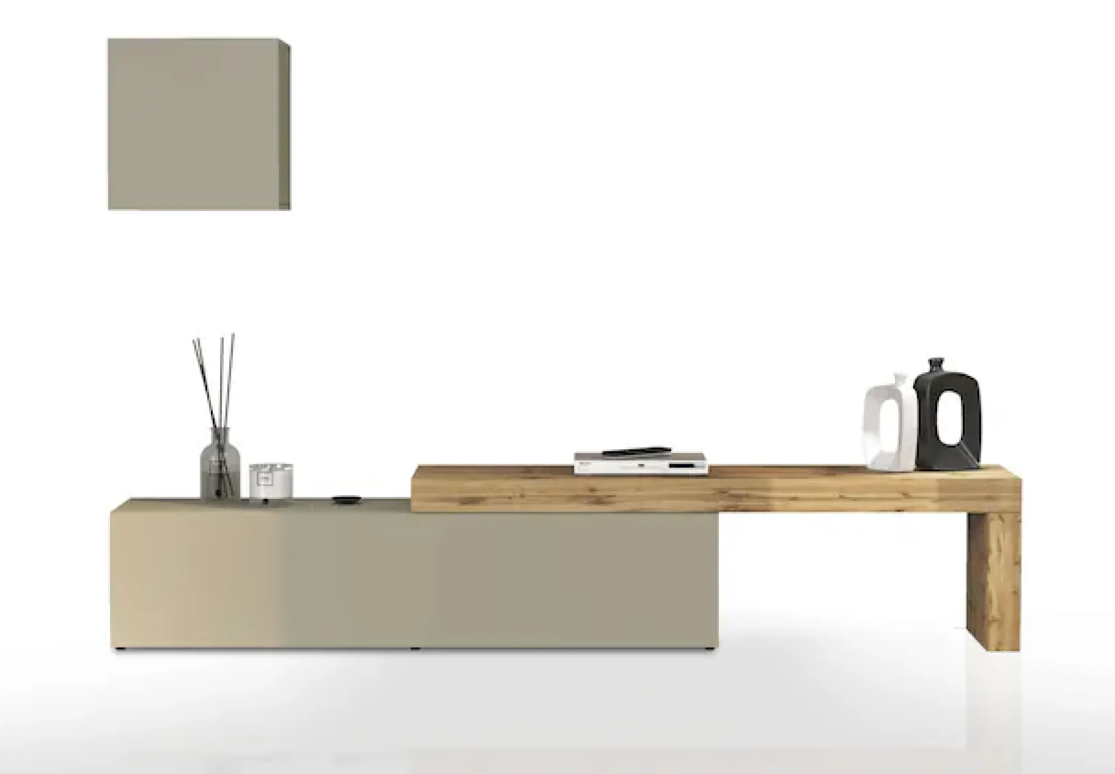 OTTO home TV-Wand »Chronos TV-Set, Wohnwand – Elemente frei platzierbar, Made in Italy« Set, 2-er set, 2 Stk. tlg.
