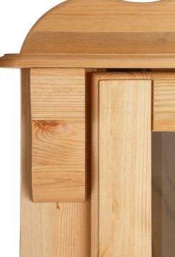 OTTO home Vitrine »Adele« 4-türig, Höhe 185 cm, mit Glaseinsätzen, aus massiver Kiefer, FSC®