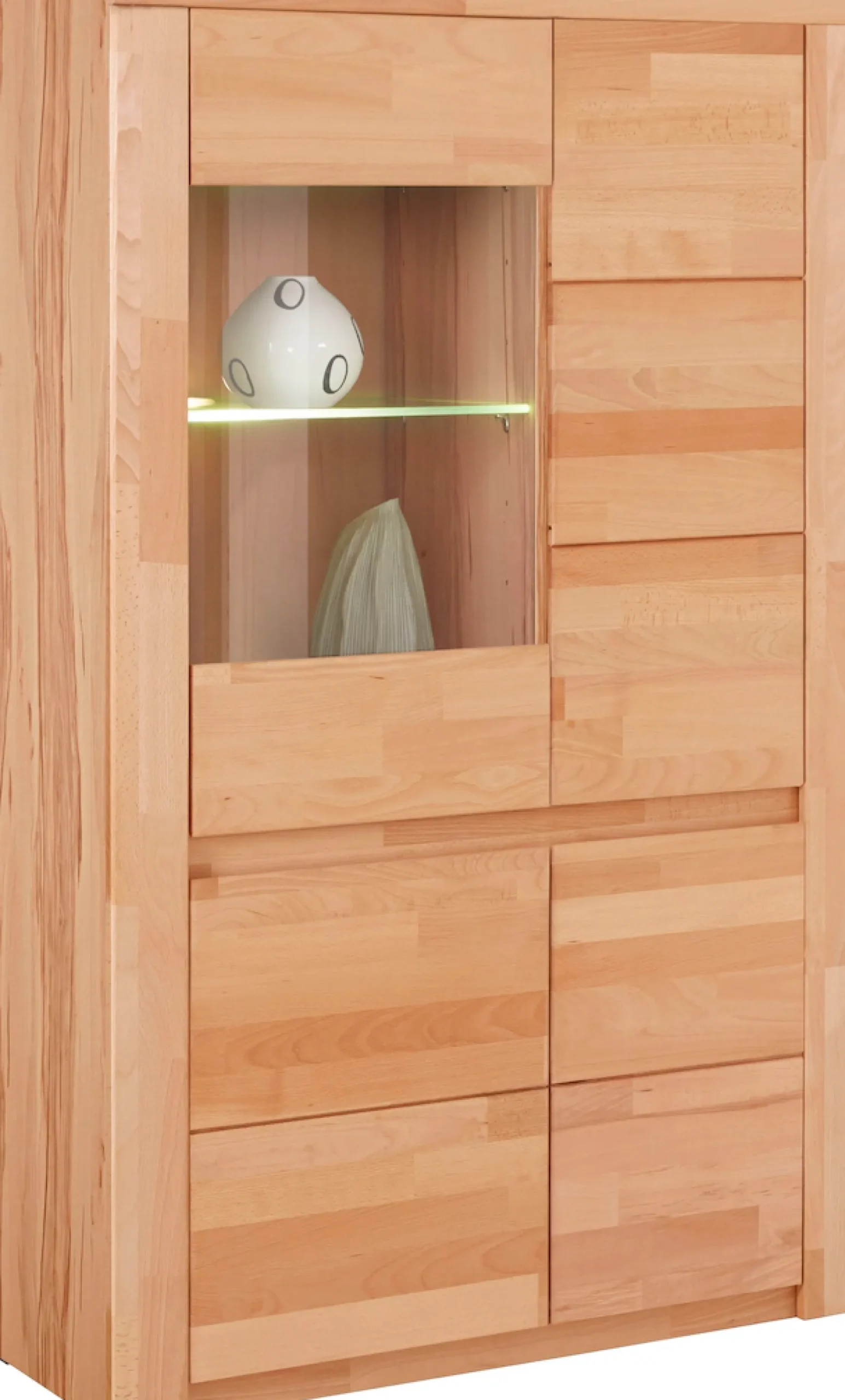 OTTO home Vitrine »Burani« grifflose Optik