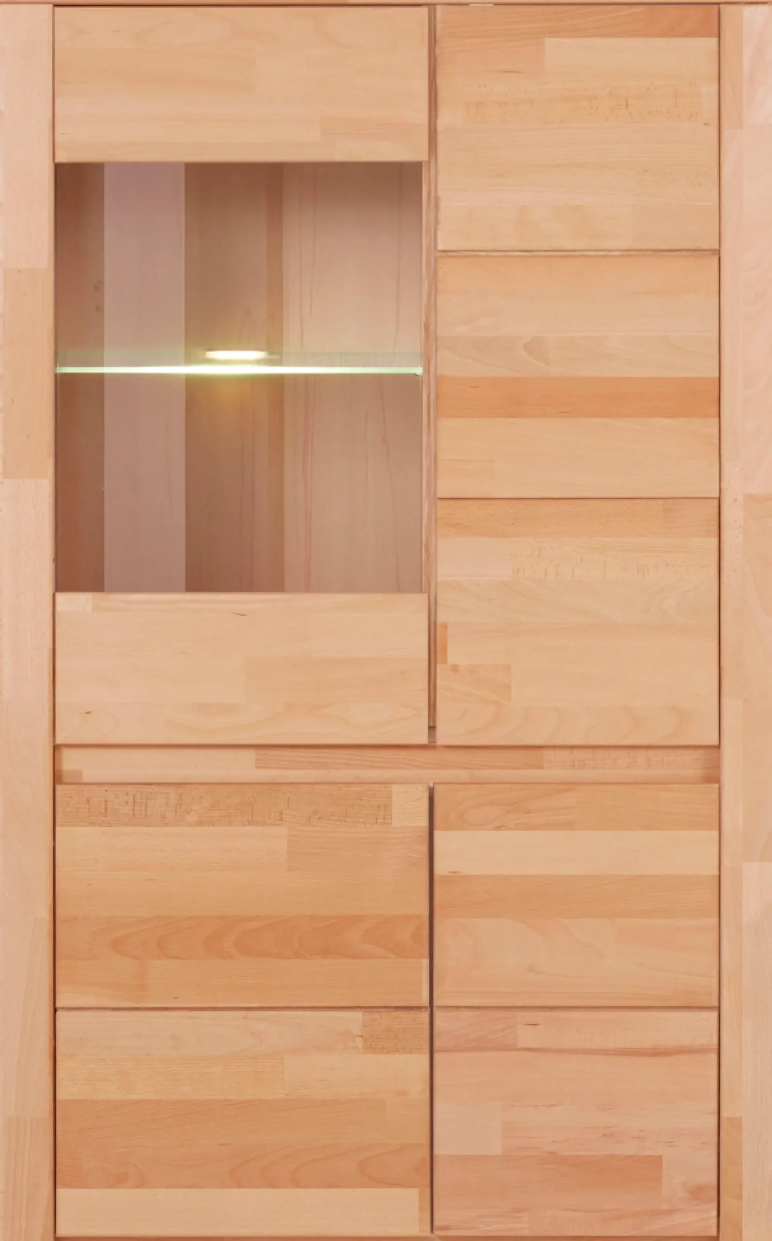 OTTO home Vitrine »Burani« grifflose Optik
